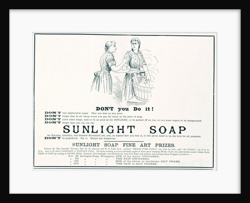 Advertisement for Sunlight Soap by Anonymous