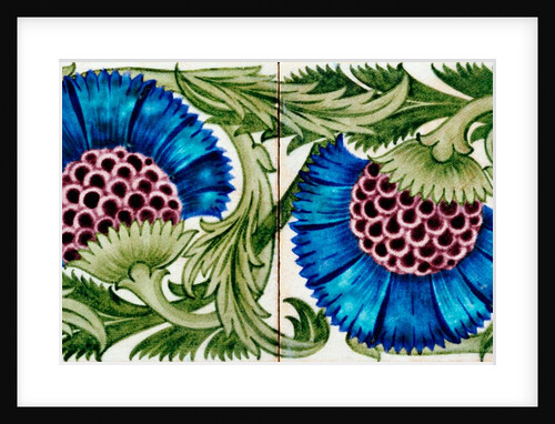 Cornflowers, tile design by Fred Passenger