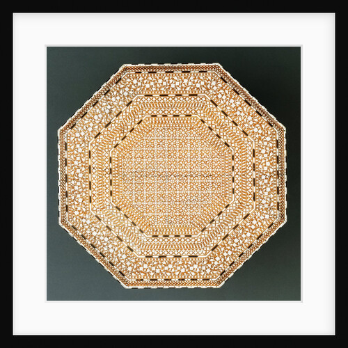 Small table, octagonal top with eight legs. India, 1881 by Unknown