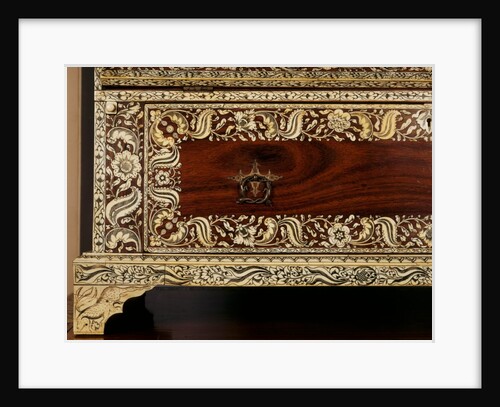 Miniature bureau cabinet and stand. India, mid 18th century by Unknown
