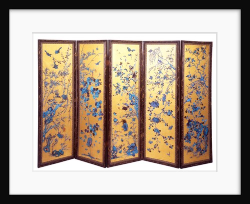 Six-fold screen by Unknown