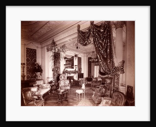 A drawing room in Grosvenor Square by Bedford Lemere & Co.