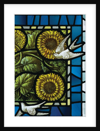 Stained glass panel by Carl Almquist