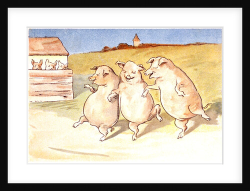 Three Little Pigs Dancing by Anonymous