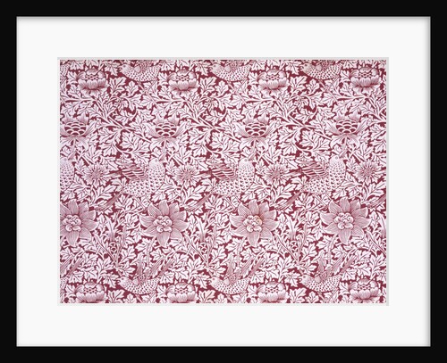 Bird and Anemone furnishing fabric by William Morris
