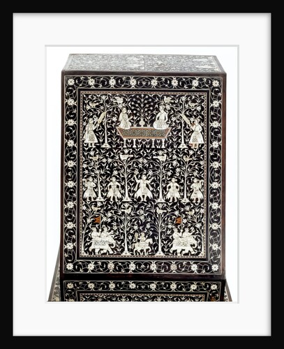 Cabinet and table stand by Anonymous