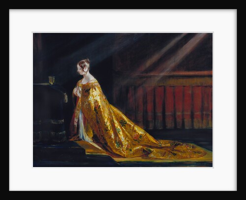 Queen Victoria in her Coronation Robes by Charles Robert Leslie