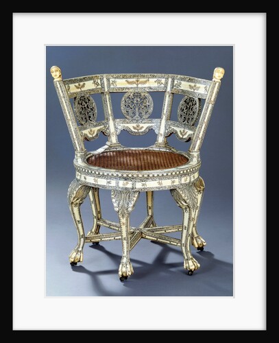 Burgomaster chair. Vishakhapatnam, India, mid-late 18th century by Unknown