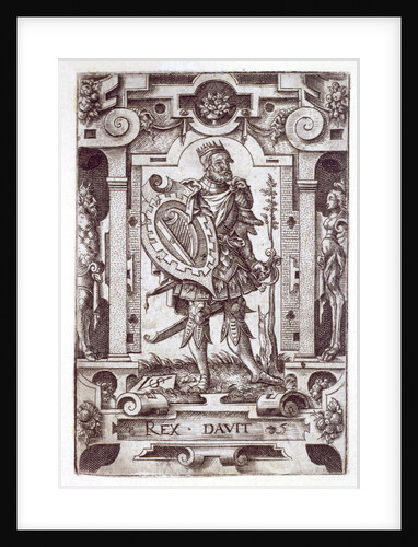 King David by Virgil Solis