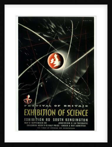 Poster for the Festival of Britain Exhibition of Science by Robin Day
