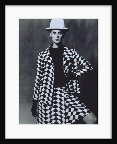 Grace Coddington in a Nina Ricci suit by John French