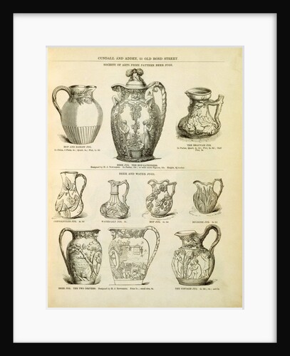 A selection of water jugs by Anonymous