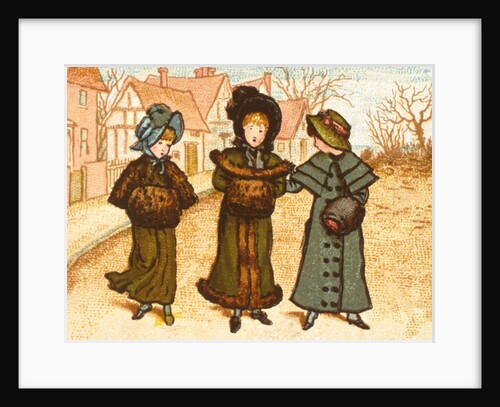 Victorian Christmas Card. England, 19th century by Anonymous