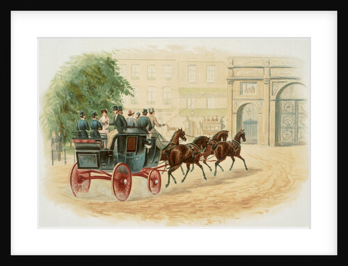 Victorian Christmas Card. England, 19th century by Anonymous