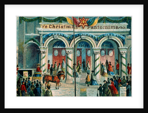 Victorian Christmas Card. England, 19th century by Anonymous