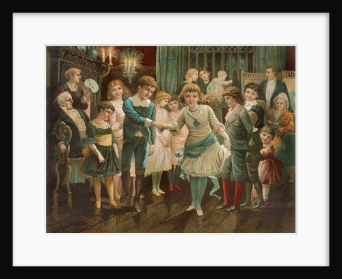 Victorian Christmas Card. England, 19th century by Anonymous