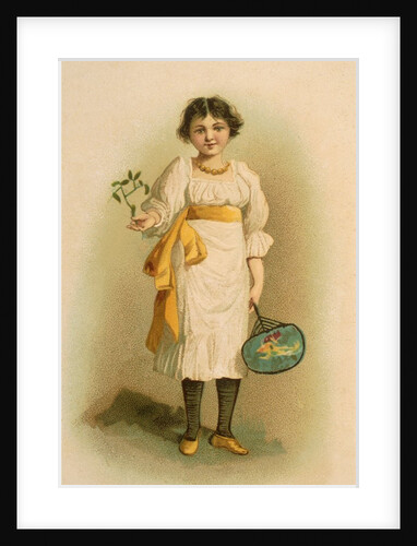 Victorian Christmas Card. England, 19th century by Anonymous