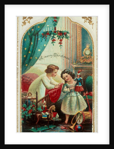 Victorian Christmas Card. England, 19th century by Anonymous