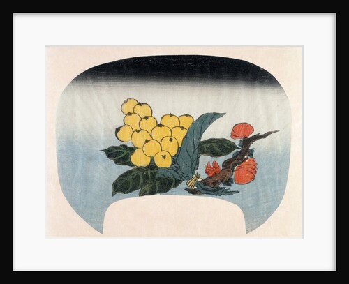Loquats and Winter Cherries. Japan, mid-19th century by Unknown