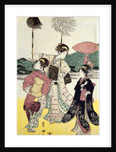 Daimijo's Travelling Procession by Utagawa Toyokuni