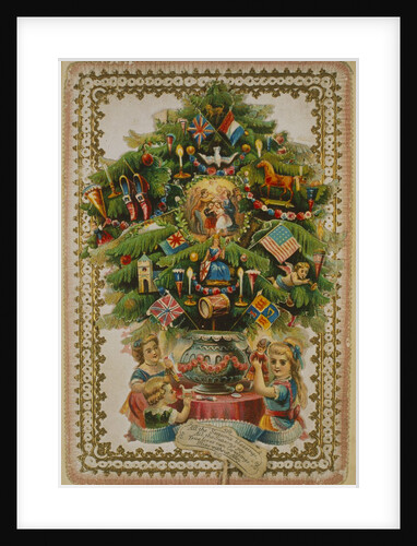 Victorian Christmas Card. England, 19th century by Unknown