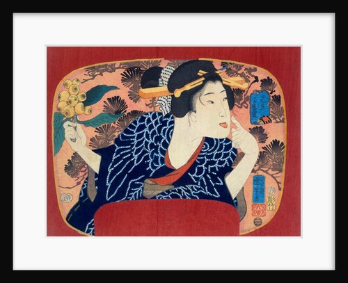 Allusion to the character Sanbaso by Utagawa Kuniyoshi