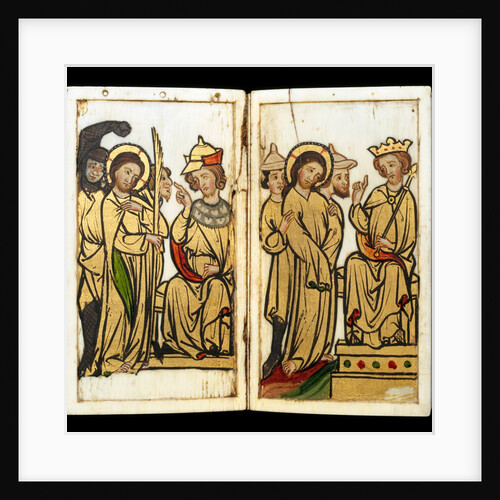 Christ before Pontius Pilate. Germany, mid-14th century by Anonymous