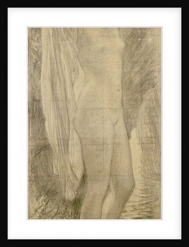 Study of a female figure by Albert Joseph Moore