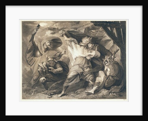 King Lear in the storm by Benjamin West