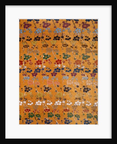 Floral Pattern on Kimono. Japan, late 19th century by Anonymous