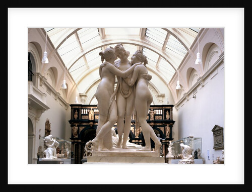 The Three Graces, Sculpture Gallery at the V&A Museum by Anonymous