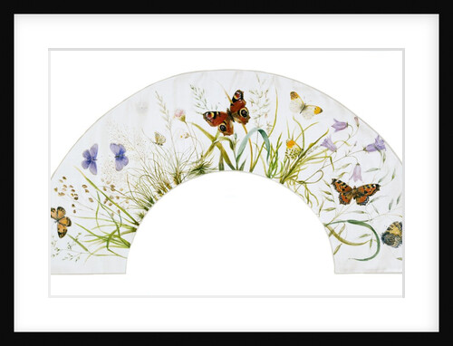 Design for a fan by Anonymous