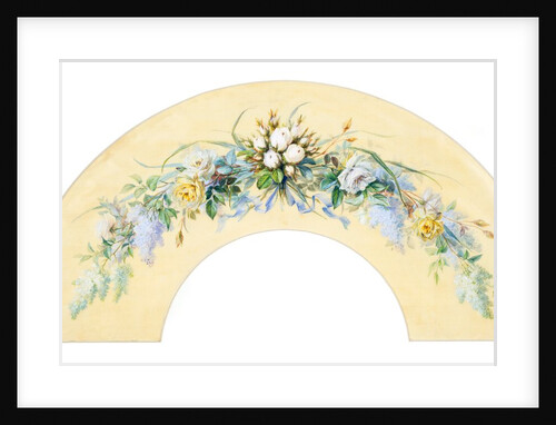 Design for a fan by Anonymous