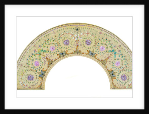 Design for a fan by Anonymous