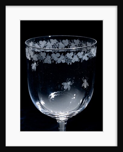 Wine Glass, detail. England, mid-19th century by Unknown