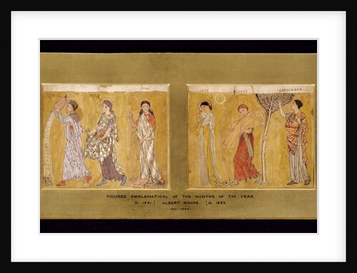 Designs for Months of The Year by Albert Joseph Moore