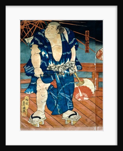 A Sumo Wrestler by Utagawa Kunisada