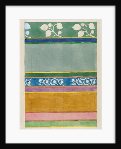 Design for woven silks by Charles Francis Annesley Voysey