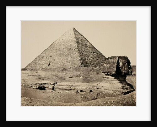 The Great Pyramid and the Sphinx by Francis Frith