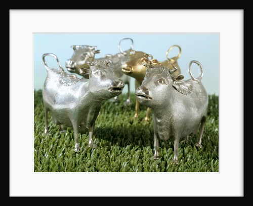 Cream Jugs. London, England, mid-18th century by John Schuppe