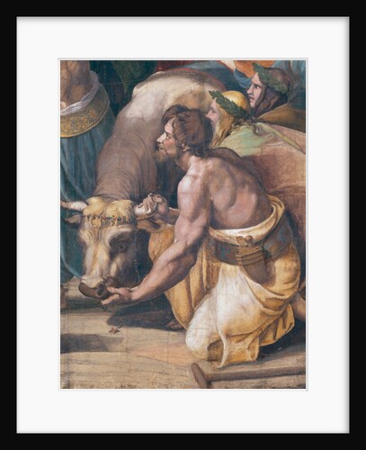 The Sacrifice at Lystra, detail by Raphael
