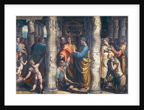 The Healing of the Lame Man by Raphael