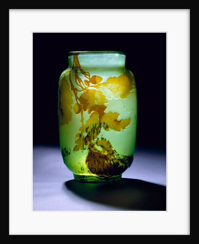 Oakleaf Vase by Emile Gallé