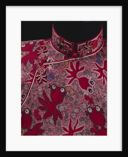 Cheong sam, detail. Hong Kong, China, mid-20th century by Unknown