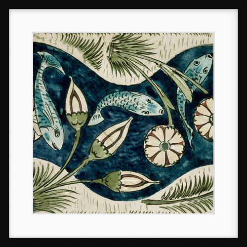 Fishes and lilies by William Frend De Morgan