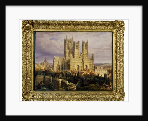 Lincoln Cathedral by Frederick Mackenzie