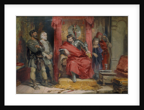 Macbeth Instructing the Murderers by George Cattermole