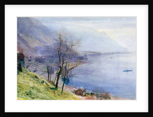 View Above Montreux by John William Inchbold