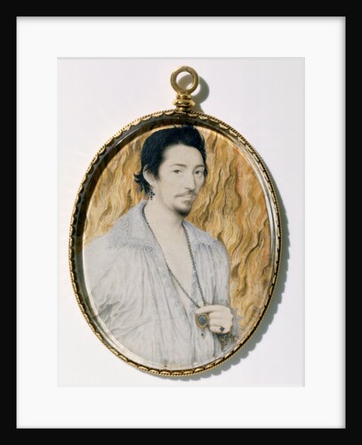 Man Among Flames by Nicholas Hilliard