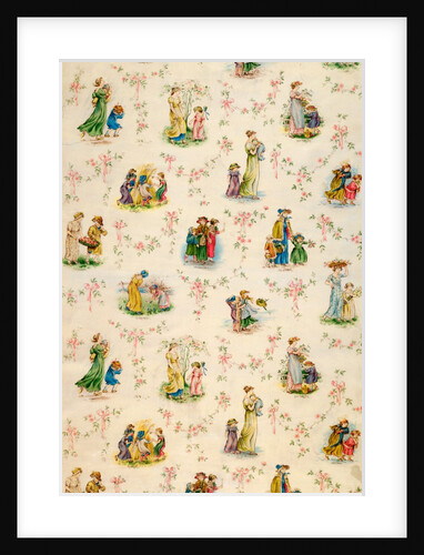 Nursery wallpaper by Kate Greenaway